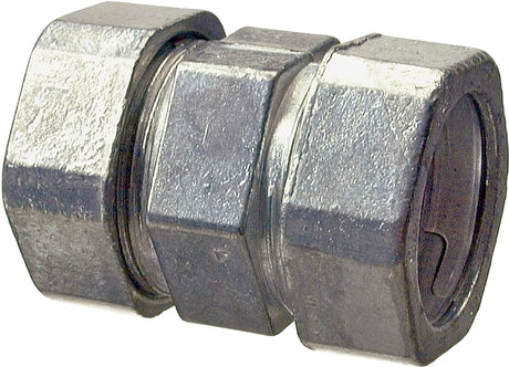 Halex 22222 EMT Coupling, 3/4 in Compression, 6 in OD, Zinc, Galvanized