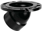 Oatey 43815 Closet Flange, 2.36 in W Dimensions, 3, 4 in Connection, ABS, Black