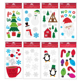 IG Design Multicolored Christmas Window Clings 2.2 in., Pack of 24