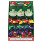 DM Merchandising Lotsa Lites CHRISTMAS Jumbo Light Up Necklace Plastic 1 pk, Pack of 24