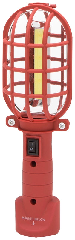 PowerZone 12578 Trouble Light, 1-Lamp, LED Lamp, 200 Lumens, Red/Black/Yellow/Orange, Pack of 12