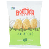 Boulder Canyon Jalapeno Kettle Cooked Potato Chips 2 oz Pegged, Pack of 8