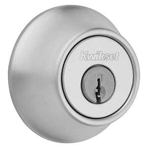 Kwikset 660 26DRCALRCSK3BX Deadbolt, Traditional, Satin Chrome, 2-3/8, 2-3/4 in Backset, 1-3/4 to 1-3/8 in Thick Door, Pack of 3