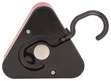 PowerZone 12620 COB LED Triangle Work Light, Red Reflector, ABS/Polystyrene Reflector, Built-in Magnet and Foldable Hook, Pack of 12