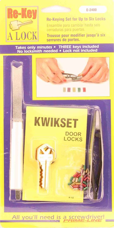 Prime-Line E 2400 Keying Kit, Steel