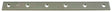 National Hardware N220-335 Mending Brace, 12 in L, 1-1/8 in W, Steel, Zinc, Screw
