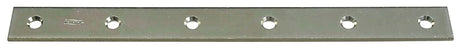 National Hardware N220-335 Mending Brace, 12 in L, 1-1/8 in W, Steel, Zinc, Screw