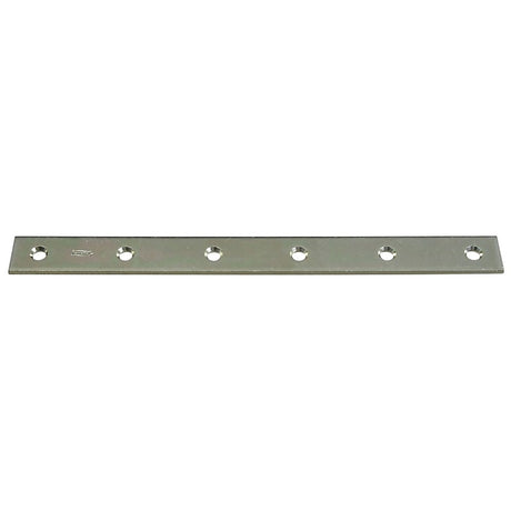National Hardware N220-335 Mending Brace, 12 in L, 1-1/8 in W, Steel, Zinc, Screw