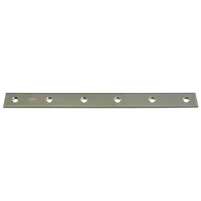 National Hardware N220-335 Mending Brace, 12 in L, 1-1/8 in W, Steel, Zinc, Screw