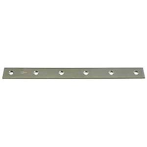 National Hardware N220-335 Mending Brace, 12 in L, 1-1/8 in W, Steel, Zinc, Screw