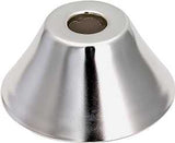 Plumb Pak PP92PC Bath Flange, 3-3/4 in OD, For: 1/2 in IPS Pipes, Chrome