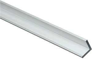 National Hardware 4204BC Series N247-387 Angle Stock, 3/4 in L Leg, 48 in L, 1/8 in Thick, Aluminum, Mill