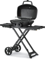 Napoleon Phantom TravelQ PRO 285 Series PRO285X-MK-PHM Portable Gas Grill with Scissor Cart, 12,000 Btu, Propane