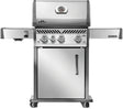 Napoleon Rogue PRO 425 Series RP425SIBNSS-2 Gas Grill with Infrared Side Burner, 42,000 Btu, Natural Gas, 3-Burner