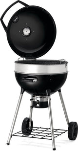 Napoleon Professional 22 PRO22K-LEG-3 Charcoal Kettle Grill, 360 sq-in Primary Cooking Surface, Black, Steel Body