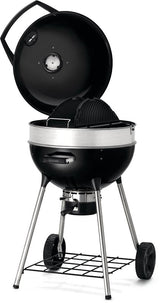 Napoleon Professional 22 PRO22K-LEG-3 Charcoal Kettle Grill, 360 sq-in Primary Cooking Surface, Black, Steel Body