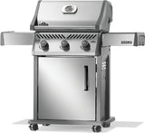 Napoleon Rogue Series R425PSS-2 Gas Grill, 42,000 Btu/hr BTU, Liquid Propane, 3-Burner, Side Shelf Included: Yes