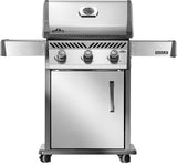 Napoleon Rogue Series R425PSS-2 Gas Grill, 42,000 Btu/hr BTU, Liquid Propane, 3-Burner, Side Shelf Included: Yes