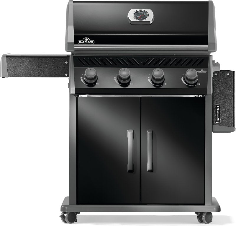 Napoleon Rogue 525 Series R525PK-2-SS Gas Grill, 48,000 Btu/hr BTU, Propane, 4-Burner, Smoker Included: Yes