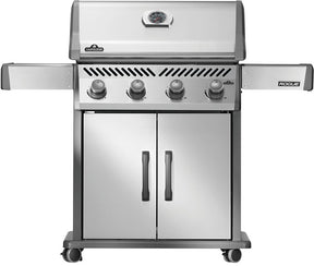 Napoleon Rogue 525 Series R525PSS-2 Gas Grill, 48,000 Btu, Propane, 4-Burner, 525 sq-in Primary Cooking Surface
