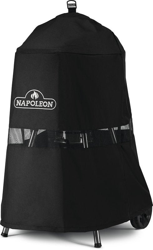 Napoleon 61914 Grill Cover, 42-29/32 in W, 46 in D, 25-19/32 in H, Polyester, Black