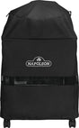 Napoleon 61916 Grill Cover, 57.87 in W, 35.43 in D, 22.8 in H, Polyester, Black