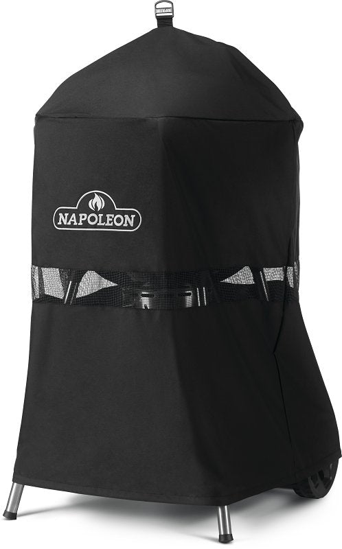 Napoleon 61915 Grill Cover, 46.65 in W, 43.7 in D, Polyester, Black