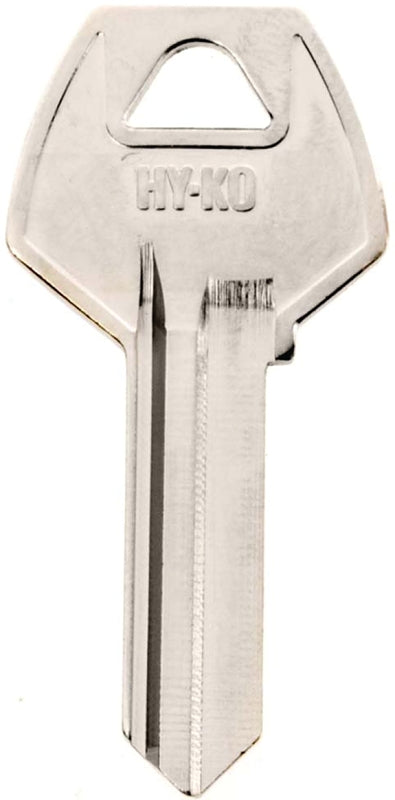 Hy-Ko 11010CO97 Key Blank, Brass, Nickel, For: Corbin/Russwin Cabinet, House Locks and Padlocks, Pack of 10