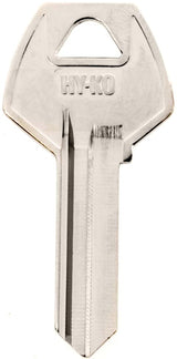 Hy-Ko 11010CO97 Key Blank, Brass, Nickel, For: Corbin/Russwin Cabinet, House Locks and Padlocks, Pack of 10