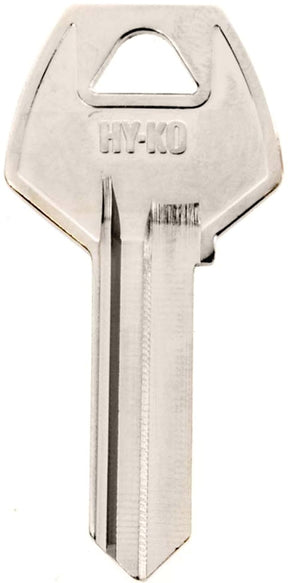 Hy-Ko 11010CO97 Key Blank, Brass, Nickel, For: Corbin/Russwin Cabinet, House Locks and Padlocks, Pack of 10