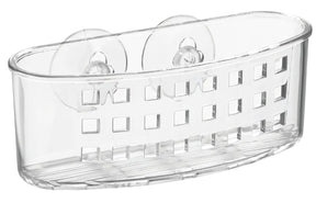 iDESIGN 38900 Sponge and Scrubber Holder, 2-1/2 in L, 6-1/2 in W, 2-1/2 in H, Plastic, Clear, Pack of 6