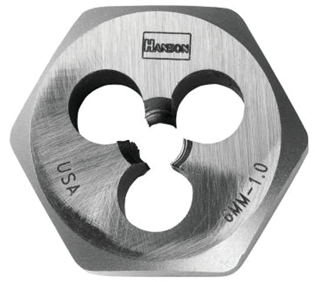 Irwin Hanson 9727 Metric Die, M6-1 Thread, Fine Thread, Right Hand Thread, HCS
