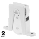Prime-Line B 684 Roller Assembly, 1 in Dia Roller, 1/4 in W Roller, Aluminum, White