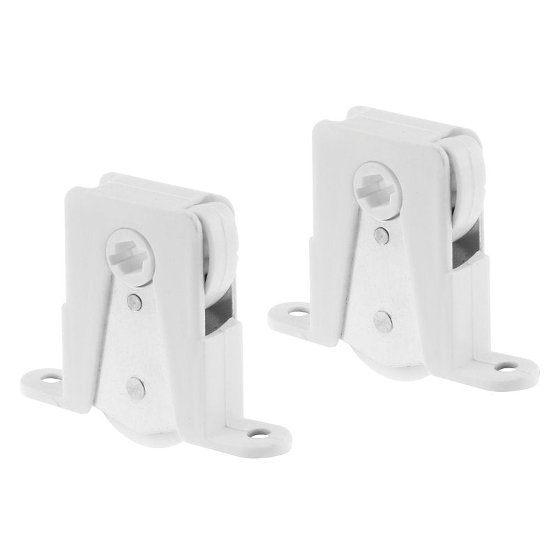 Prime-Line B 684 Roller Assembly, 1 in Dia Roller, 1/4 in W Roller, Aluminum, White