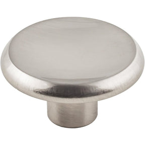 KasaWare K063SN-4 Cabinet Knob, 1-3/16 in Projection, 1-1/2 in Dia, Zinc, Satin Nickel, 4/PK