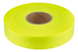 Empire 77-064 Flagging Tape, 600 ft L, 1 in W, Yellow, Plastic