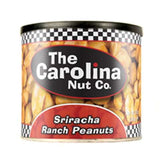 Carolina Nut Co. Sriracha Ranch Peanuts 12 oz Can, Pack of 6