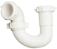 Plumb Pak PP960W S-Trap, 1-1/2 x 1-1/2, 1-1/2 x 1-1/4 in, Slip-Joint x Thread, Plastic, White