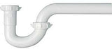 Plumb Pak PP940W P-Trap, 1-1/2 x 1-1/2, 1-1/2 x 1-1/4 in, Slip-Joint, Plastic, White