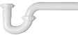 Plumb Pak PP940W P-Trap, 1-1/2 x 1-1/2, 1-1/2 x 1-1/4 in, Slip-Joint, Plastic, White