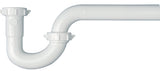Plumb Pak PP940W P-Trap, 1-1/2 x 1-1/2, 1-1/2 x 1-1/4 in, Slip-Joint, Plastic, White