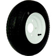 Loadstar Bias Tire and Wheel (Rim) Assembly K353 530-12 5 Hole 6 Ply White, Conventional