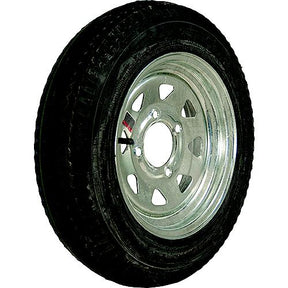 Loadstar Bias Tire and Wheel (Rim) Assembly 530-12 4 Hole 6 Ply