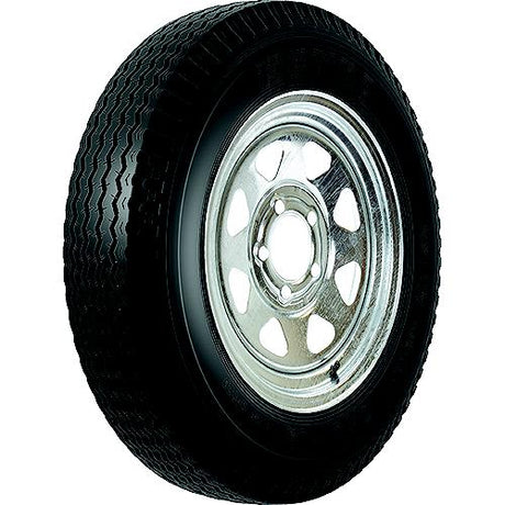 Loadstar Bias Tire and Wheel (Rim) Assembly  530-12 5 Hole 4 Ply