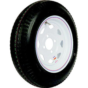 Loadstar Bias Tire and Wheel (Rim) Assembly  530-12 4 Hole 6 Ply