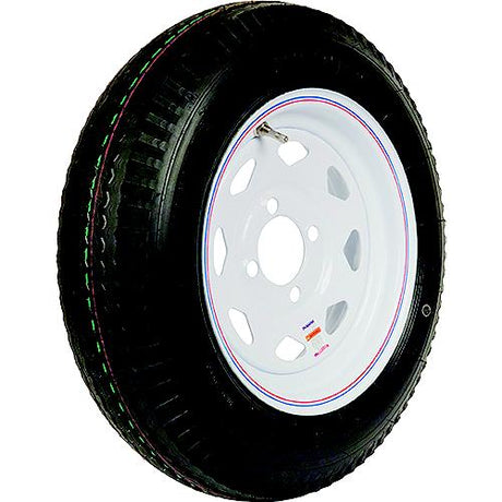 Loadstar Bias Tire and Wheel (Rim) Assembly  530-12 4 Hole 6 Ply