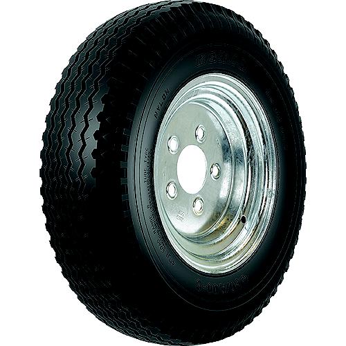 Loadstar Bias Tire and Wheel (Rim) Assembly  480/400-8 4 Hole