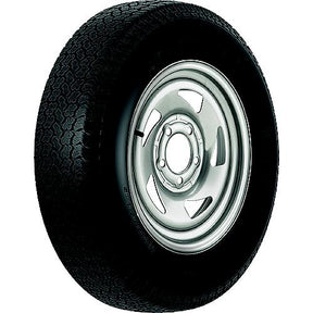 Loadstar Bias Tire and Wheel (Rim) Assembly ST215/75D-14 5 Hole C Ply