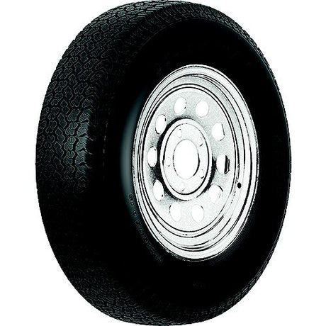 Loadstar Bias Tire and Wheel (Rim) Assembly ST205/75D-15 5 Hole C Ply