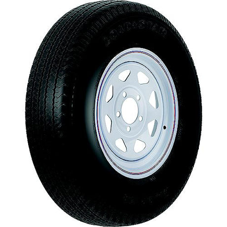 Loadstar ST Radial Tire and Wheel (Rim) Assembly ST175/80R-13 5 Hole C Ply
